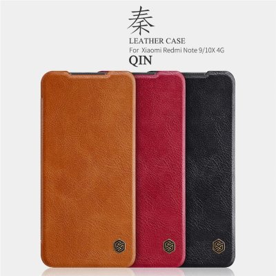 Чохол (книжка) Nillkin Qin для Xiaomi Redmi Note 9 — eCase
