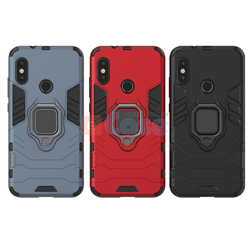 Ударопрочная накладка с подставкой и TPU бампером для Xiaomi Mi A2 Lite фото 1 — eCase