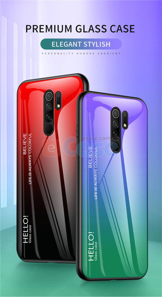Накладка TPU + Glass Colorful для Xiaomi Redmi 9 фото 1 — eCase