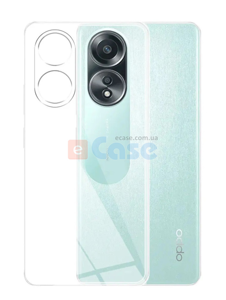 Прозорий TPU чохол Start Full Camera 1.5 мм для Oppo A58 4G фото 1 — eCase