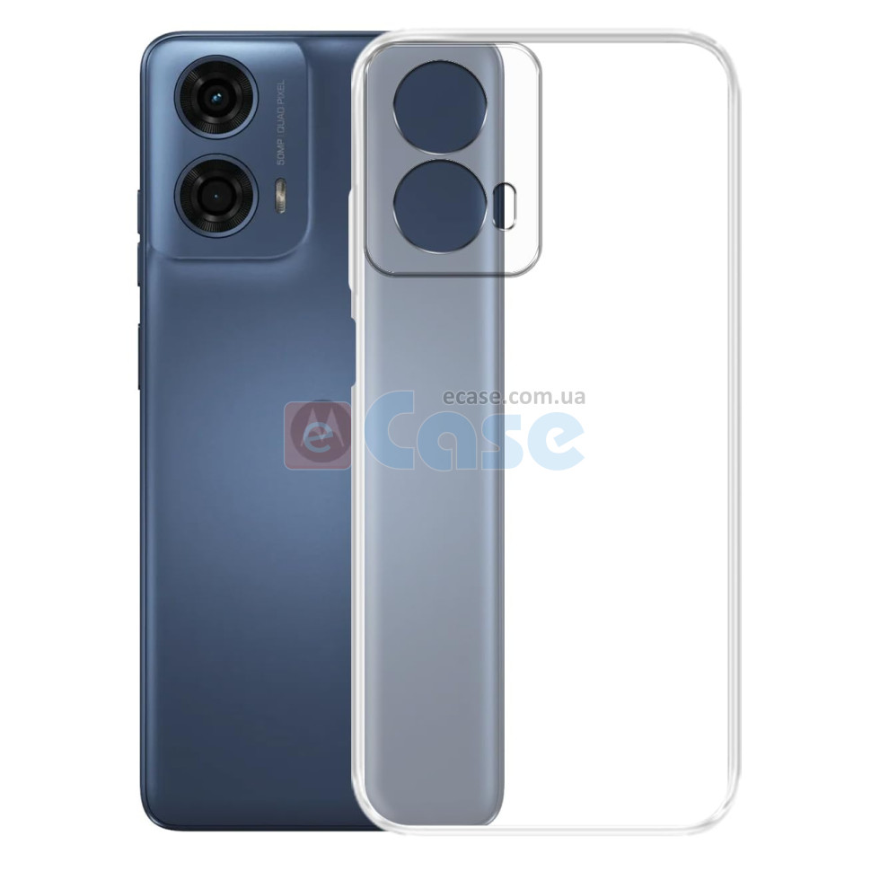 Прозрачный TPU чехол Start Full Camera 1.5 мм для Motorola Moto G24 фото 1 — eCase
