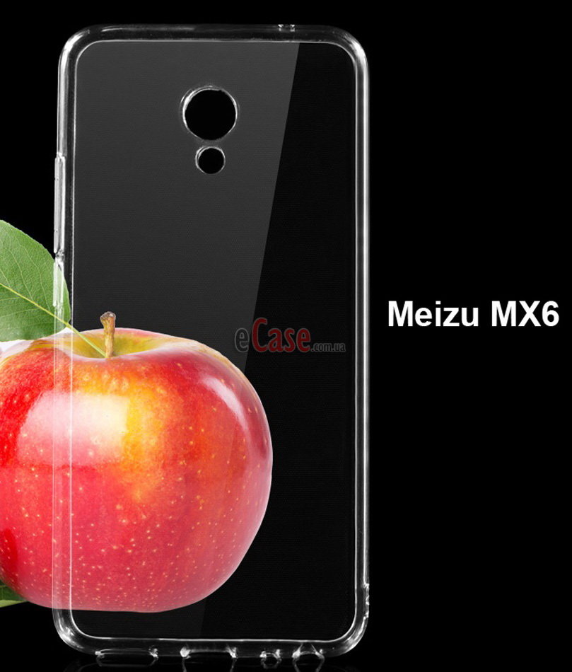 Прозрачная ТПУ накладка для Meizu MX6 EXELINE Crystal (Strong 0,5мм) фото 1 — eCase