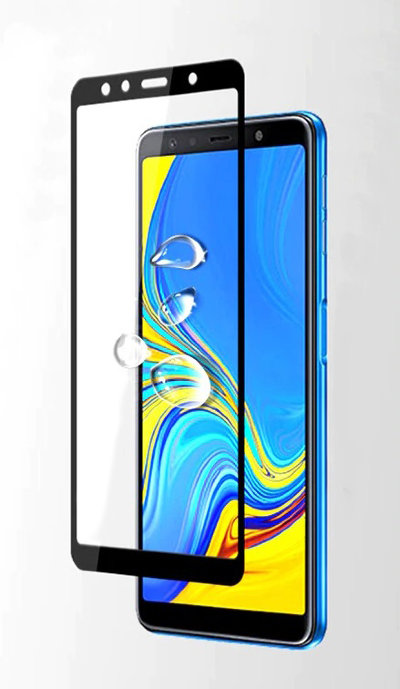 Захисне скло Full Glue Color для Samsung A750 Galaxy A7 2018 — eCase
