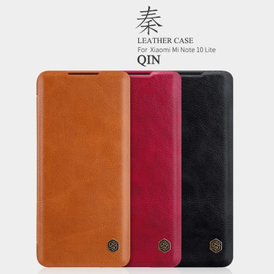 Чехол (книжка) Nillkin Qin для Xiaomi Mi Note 10 Lite — eCase