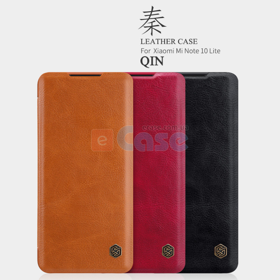 Чехол (книжка) Nillkin Qin для Xiaomi Mi Note 10 Lite фото 1 — eCase
