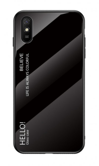 Накладка TPU + Glass Colorful для Xiaomi Redmi 9A — eCase