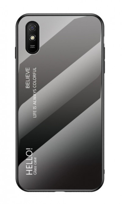 Накладка TPU + Glass Colorful для Xiaomi Redmi 9A — eCase