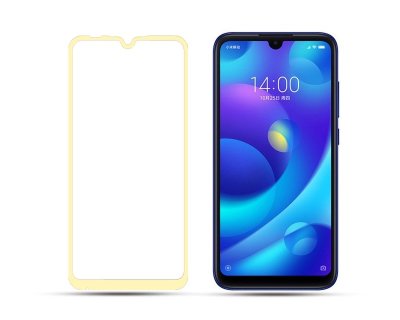 Защитное стекло для Xiaomi Redmi 7 (Tempered Glass Frame 2,5D) с рамкой — eCase