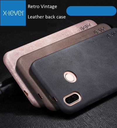 Кожаная накладка X-level Vintage для Xiaomi Redmi Note 6 — eCase