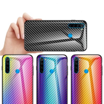 Накладка TPU + Glass Knitting для Xiaomi Redmi Note 8 — eCase