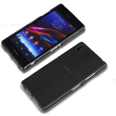 TPU накладка для Sony Xperia Z1 (C6902) (матовый, однотонный) — eCase