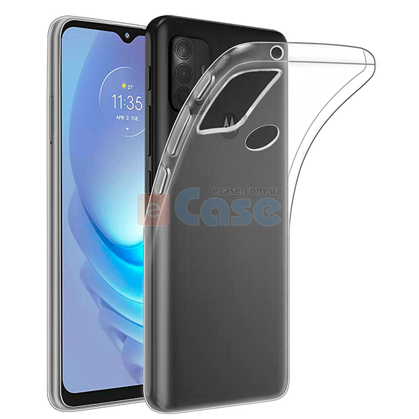 Прозрачная ТПУ накладка для Motorola Moto E20 EXELINE Crystal (Strong 0,5мм) фото 1 — eCase