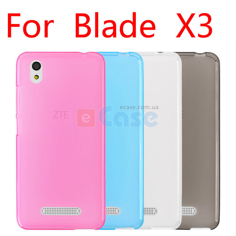 TPU чехол для ZTE Blade X3 (матовый, однотонный) фото 1 — eCase