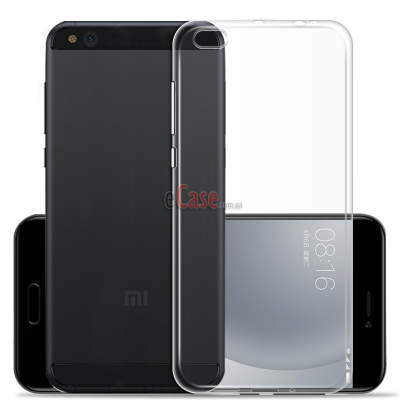 Прозора ТПУ накладка для Xiaomi Mi5c EXELINE Crystal (Strong 0,5 мм) — eCase