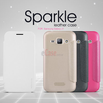 Чохол (книжка) Nillkin Sparkle Series для Samsung J110 Galaxy J1 Duos — eCase