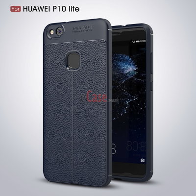 ТПУ накладка Leather для Huawei P10 Lite — eCase