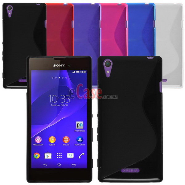 TPU накладка S-Case для Sony Xperia T3 D5103 фото 1 — eCase