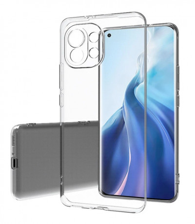 Силіконовий чохол для Xiaomi 11 Lite 5G NE (Crystal Clear) — eCase