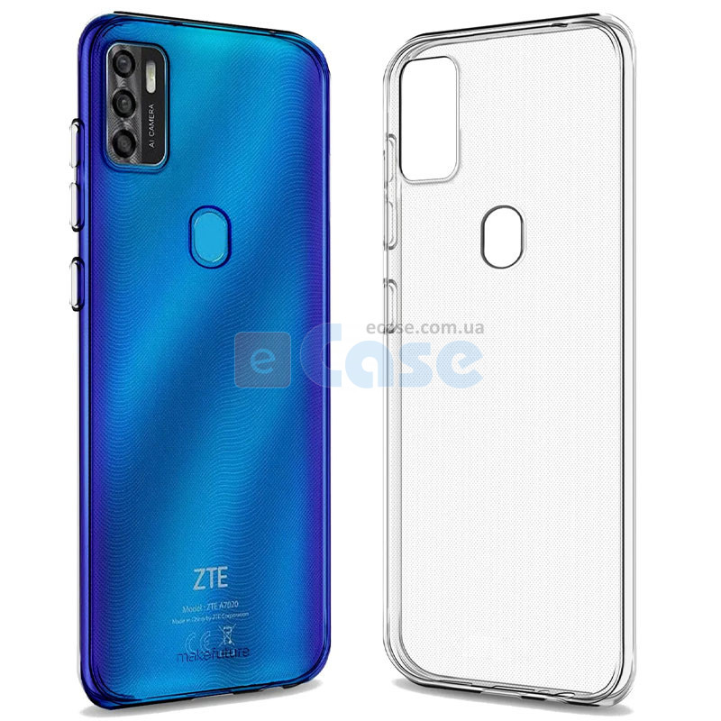 Прозора ТПУ накладка для ZTE Blade A7s 2020 EXELINE Crystal (Strong 0,5 мм) фото 1 — eCase
