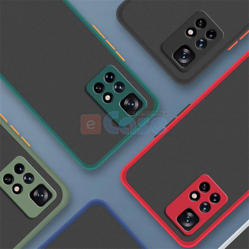 Чехол Frosted Buttons для Xiaomi Redmi Note 11 фото 1 — eCase