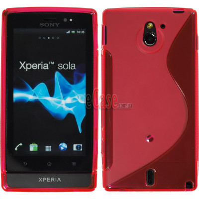 TPU накладка S-Case для Sony Xperia Sola MT27i — eCase