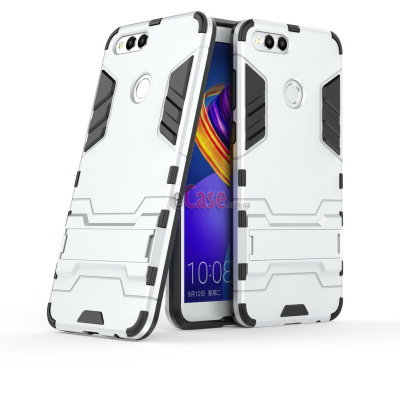 Ударостійка накладка з ТПУ бампером для Huawei Honor 7x (з підставкою) — eCase