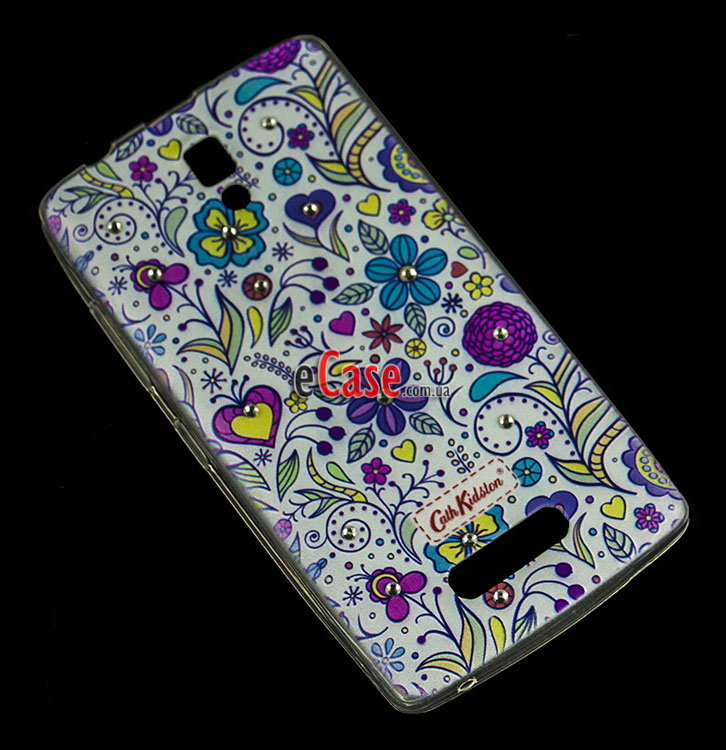 ТПУ накладка Rhinestones с рисунком для LG X screen фото 1 — eCase