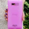 Пластиковая накладка IMAK для HTC Desire 600 (розовый, матовый) фото 4 — eCase