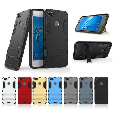 Защитный чехол с ТПУ бампером для Huawei P9 Lite mini (c подставкой) — eCase