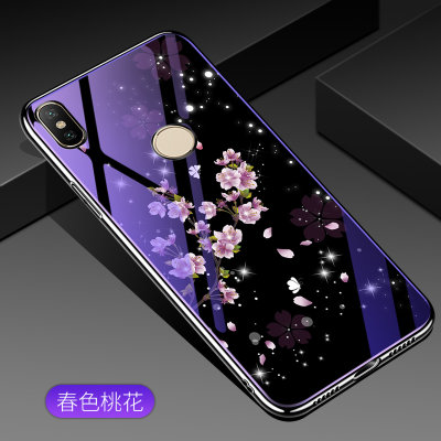 Накладка TPU + Glass Violet для Xiaomi Redmi Note 6 — eCase