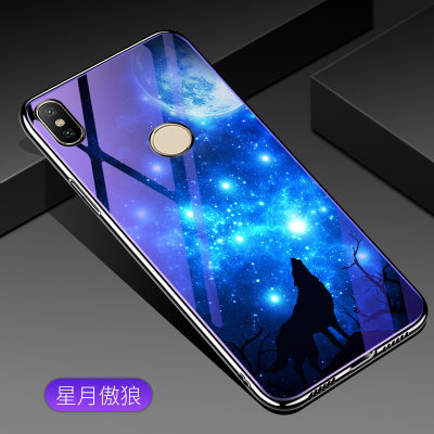 Накладка TPU + Glass Violet для Xiaomi Redmi Note 6 — eCase