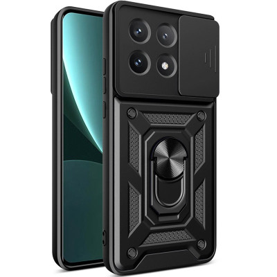 TPU+PC чохол Kvadratic Ring Gate для Xiaomi Poco M6 Pro — eCase