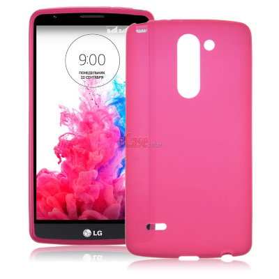 TPU накладка для LG G3 Stylus D690 (матовый, однотонный) &mdash; eCase