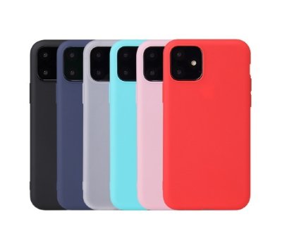 TPU накладка Matte для iPhone 11 (однотонна) — eCase