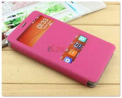 Чохол (книжка) Pudini Goldsand для Xiaomi Redmi Note (з віконцем) — eCase