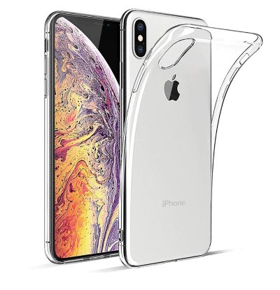 Прозора ТПУ накладка для iPhone Xs Max (Crystal Clear) — eCase
