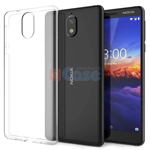 Прозора ТПУ накладка для Nokia 3.1 EXELINE Crystal (Strong 0,5 мм) фото 1 — eCase