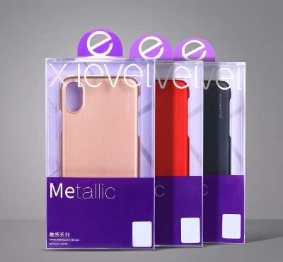 Пластиковая накладка X-level Metallic для iPhone XS Max — eCase