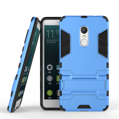 Ударостійка накладка з ТПУ бампером для Xiaomi Redmi Note 4 (з підставкою) — eCase