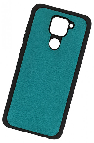 ТПУ чохол для Xiaomi Redmi 10X "Cover Flotar" (зі вставкою з натуральної шкіри) — eCase