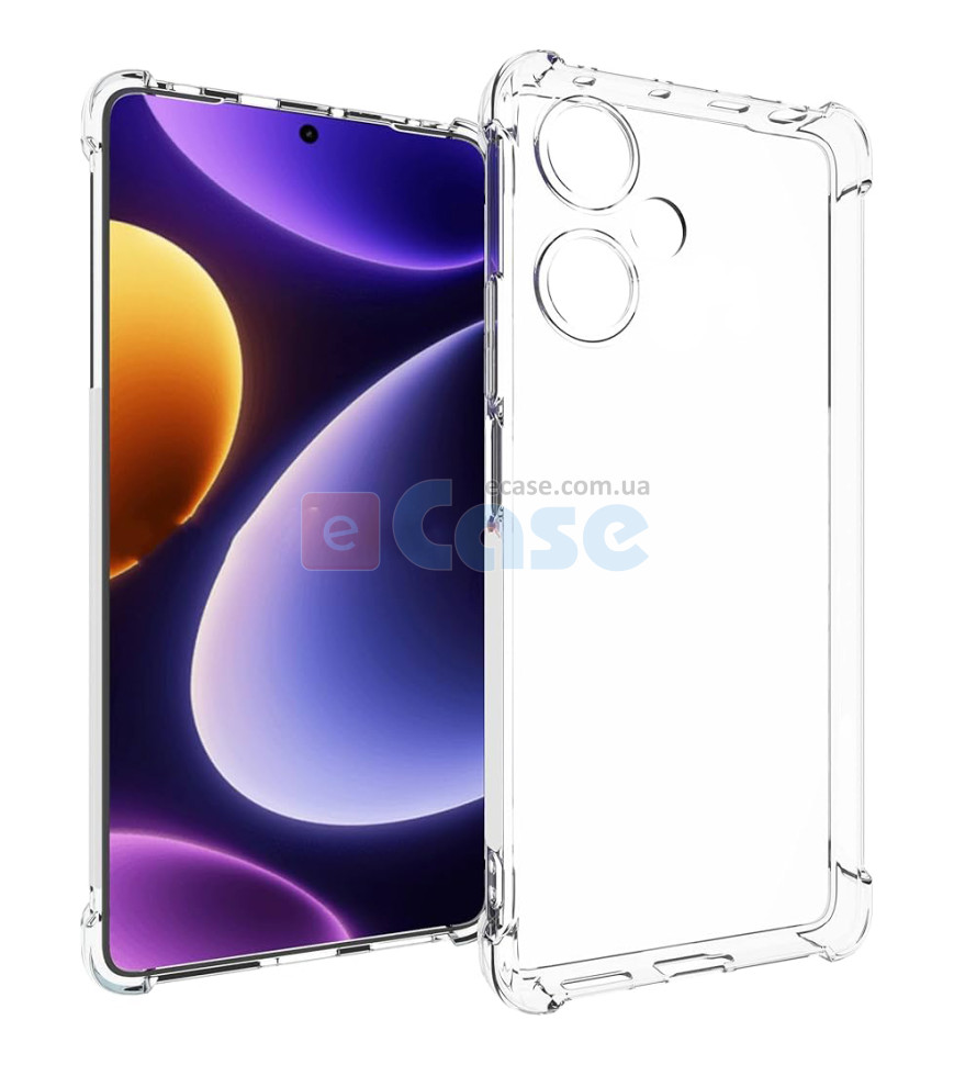 ТПУ накладка Protect (прозрачная) для Xiaomi Poco M6 4G фото 1 — eCase