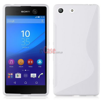 TPU накладка S-Case для Sony Xperia M5 — eCase