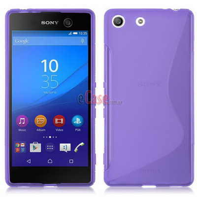 TPU накладка S-Case для Sony Xperia M5 — eCase