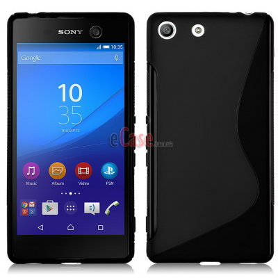 TPU накладка S-Case для Sony Xperia M5 — eCase