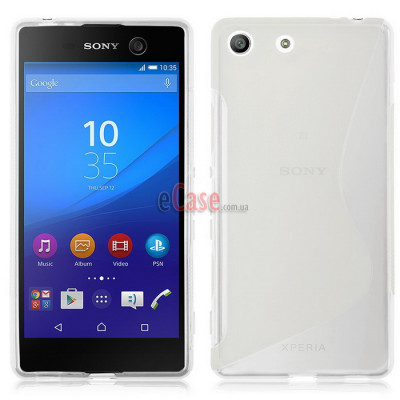 TPU накладка S-Case для Sony Xperia M5 — eCase