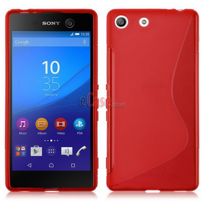TPU накладка S-Case для Sony Xperia M5 — eCase