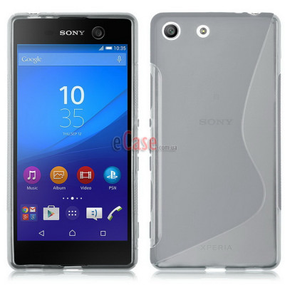 TPU накладка S-Case для Sony Xperia M5 — eCase