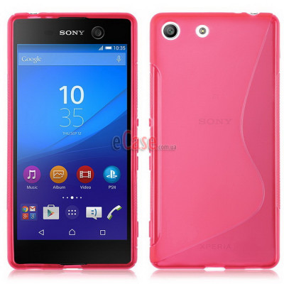 TPU накладка S-Case для Sony Xperia M5 — eCase