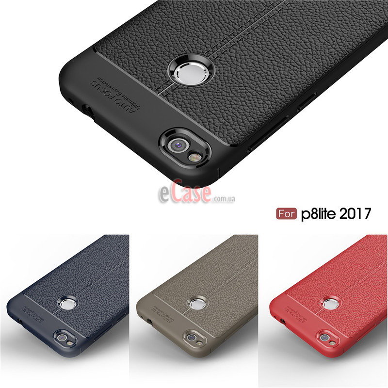 ТПУ накладка Leather для Huawei P8 Lite (2017) фото 1 — eCase