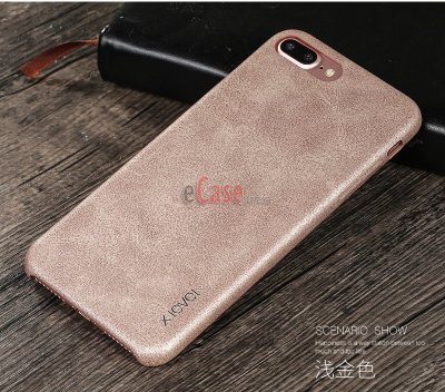 Шкіряна накладка X-level Vintage для iPhone 8 Plus &mdash; eCase